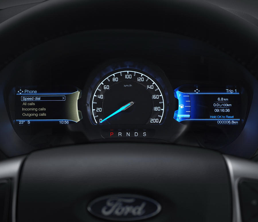 панель приборов Ford Ranger 2016