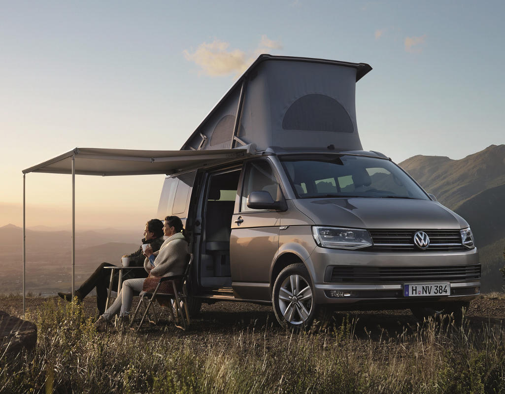 новый Volkswagen California 2016 с крышей
