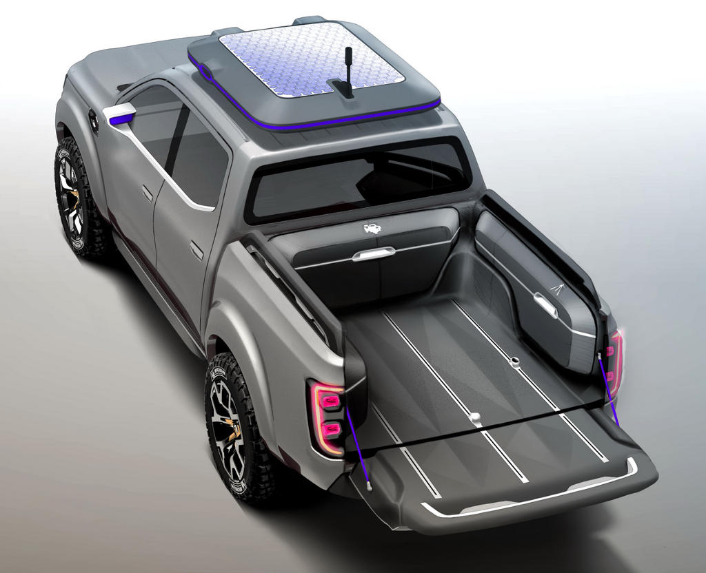 концепт Renault Alaskan 2015 сверху