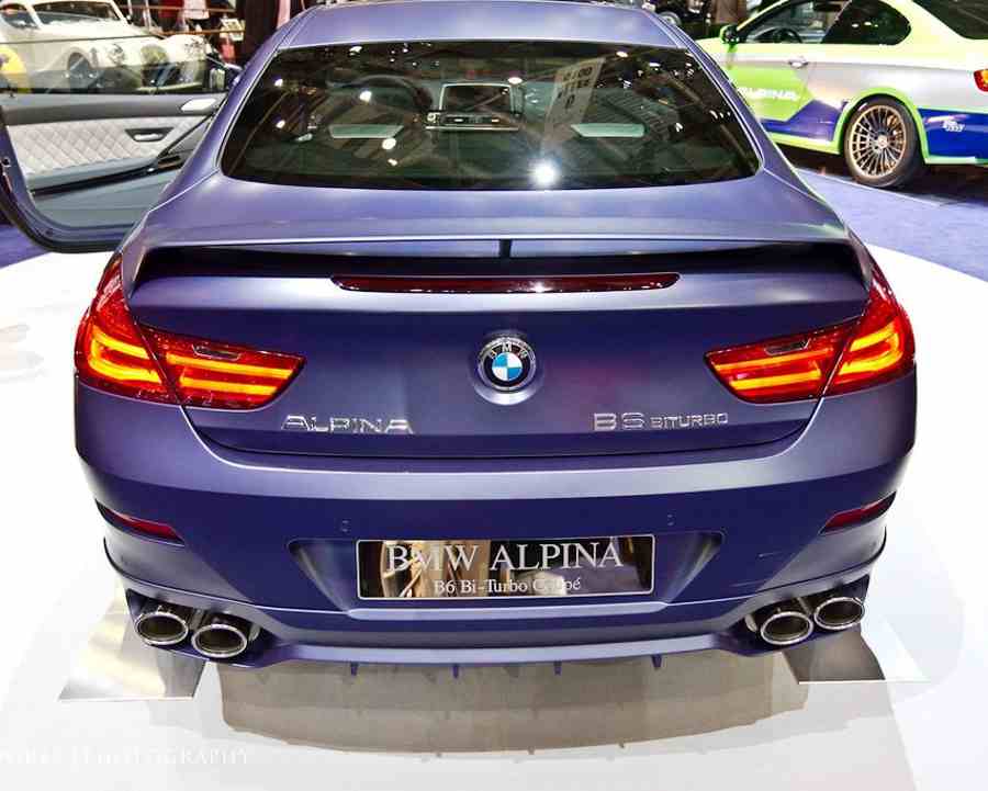 Задний бампер BMW Alpina B6 2013