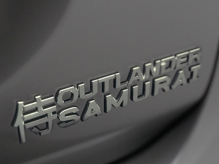 Шильды Mitsubishi Outlander Samurai 2013
