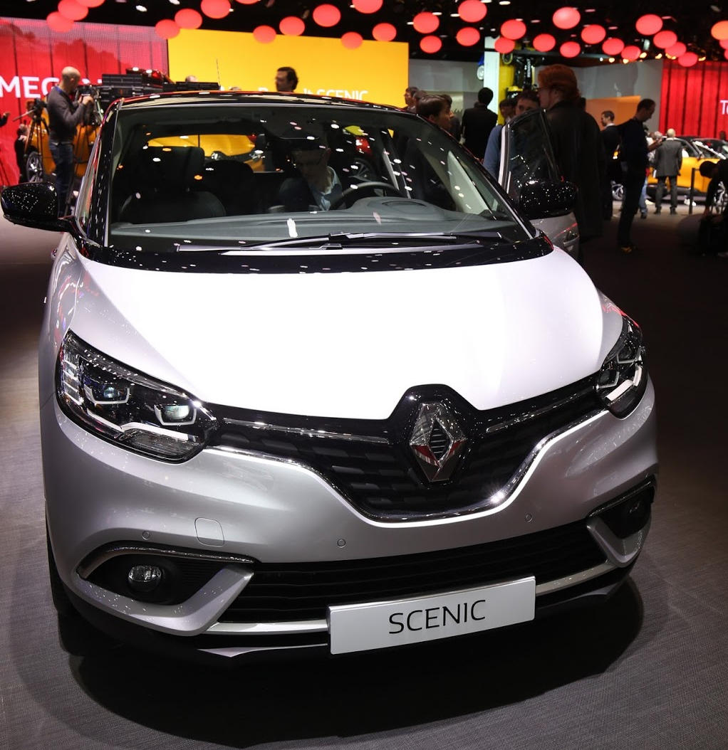 фары, решетка, бампер Renault Scenic 2016–2017