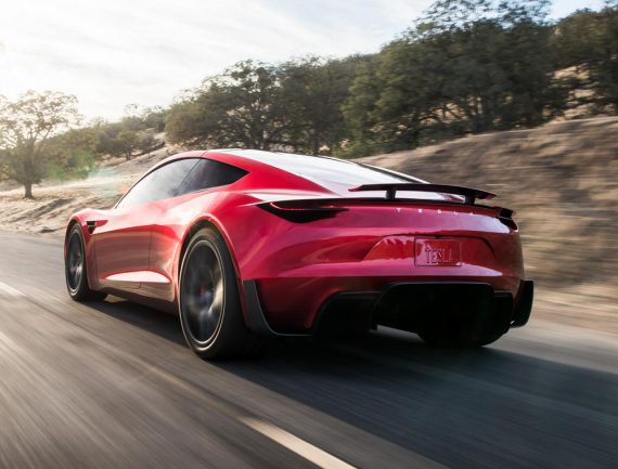 задние фонари Tesla Roadster 2 2023 фото