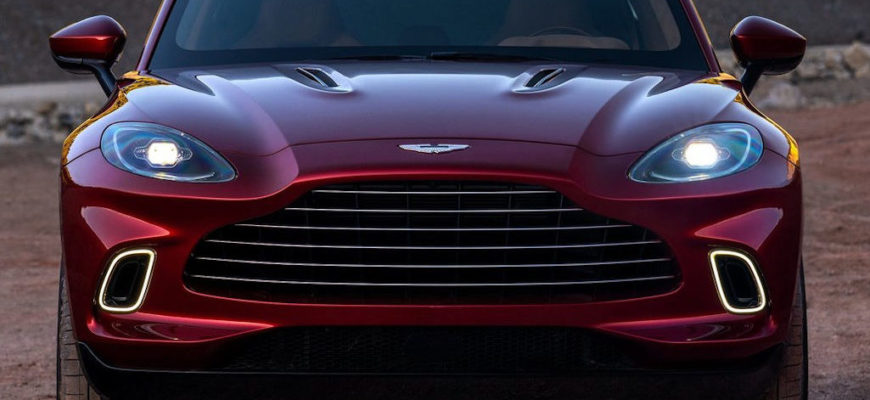 фары, решетка, бампер Aston Martin DBX 2021