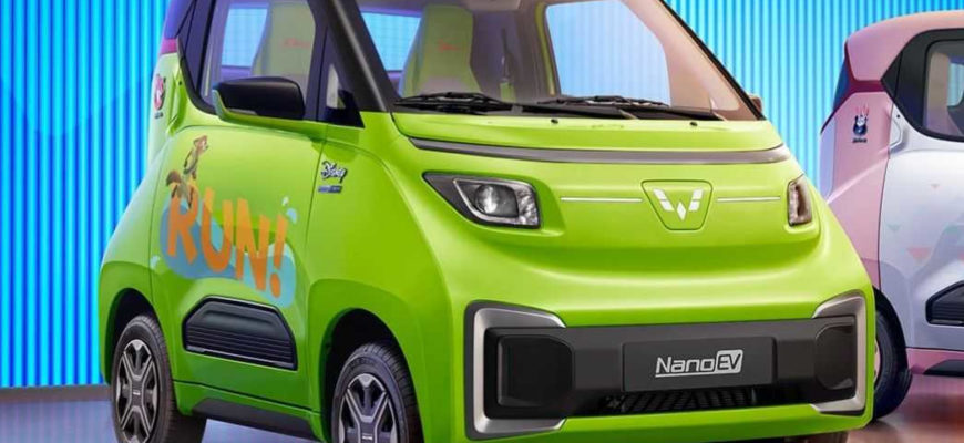 Wuling Nano EV - новый электромобиль