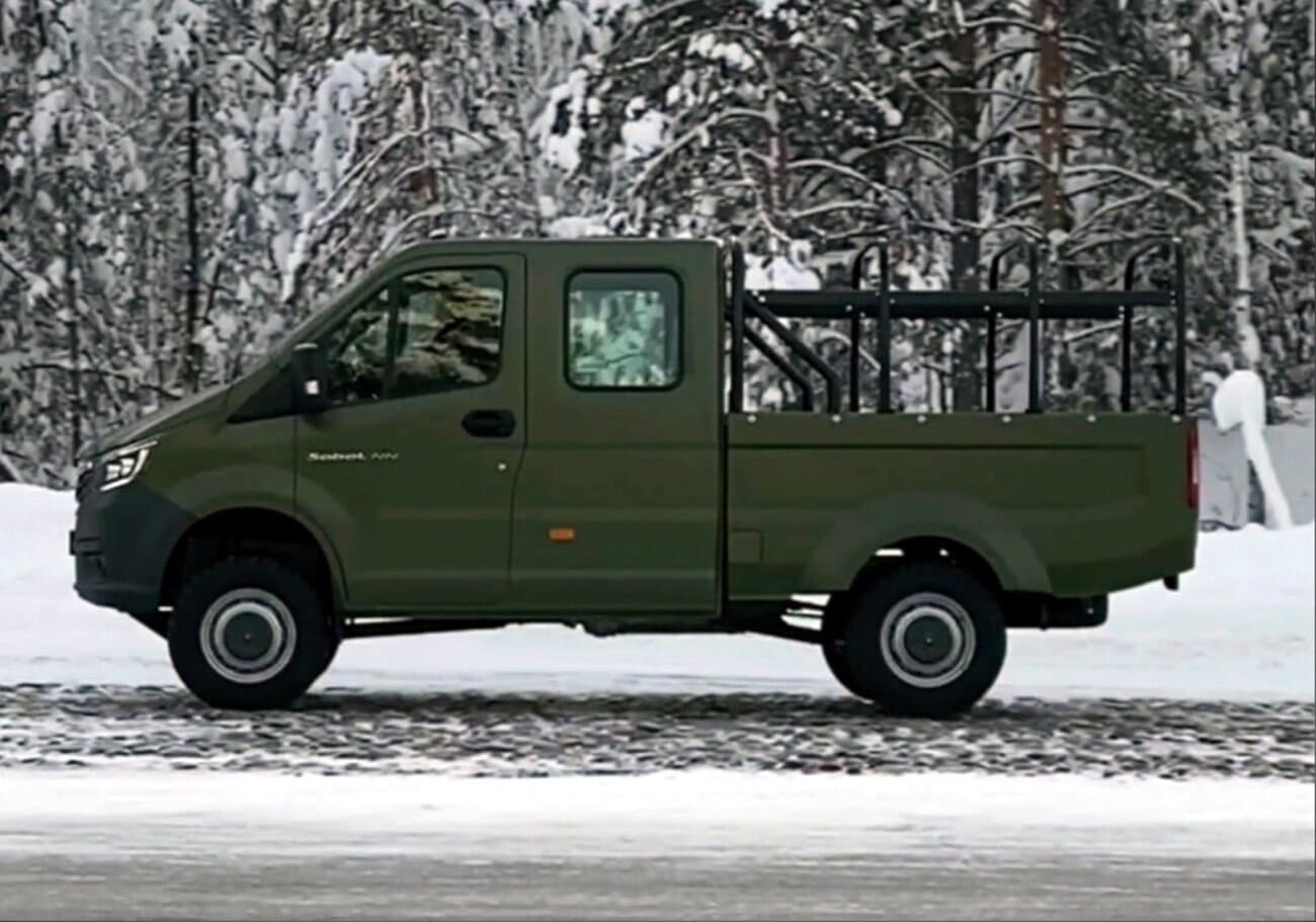 новый ГАЗ Соболь NN 4x4 с двухрядной кабиной