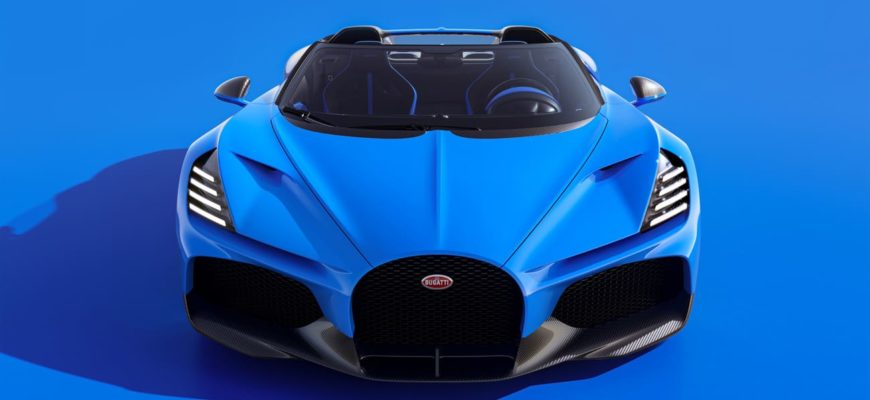 родстер Bugatti W16 Mistral фото