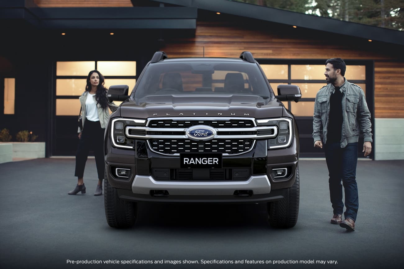 фары, решетка Ford Ranger Platinum 2023