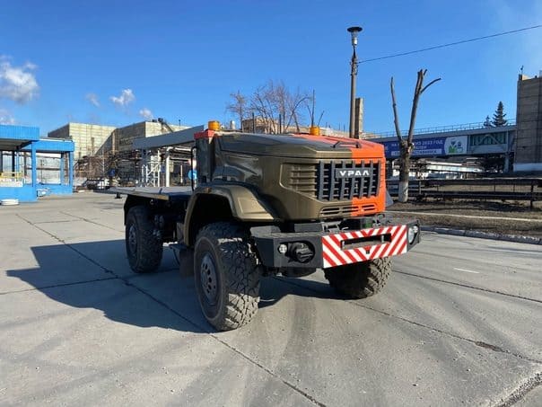 Беспилотный грузовик УРАЛ проходит испытания в России