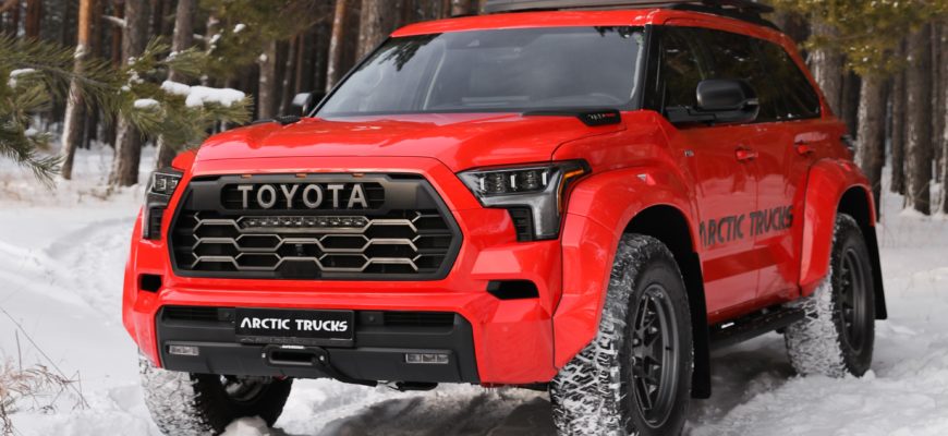 Новая Toyota Sequoia 2024 в тюнинге от Arctic Trucks